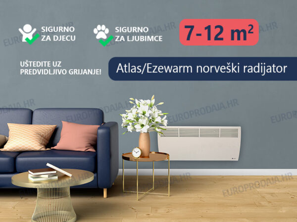 Atlas/Ezewarm 1000 W norveški radijator