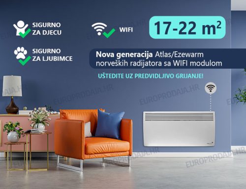 Električni radijatori nove generacije s WiFi modulom