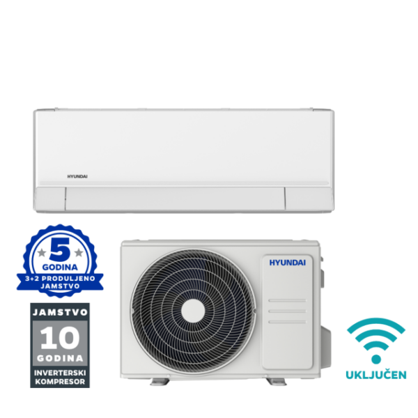 Hyundai Elite Inverter Plus 2.7 kW - ASCI-098CBW5B/ASCO-098CBW5B Wi-Fi klima uređaj