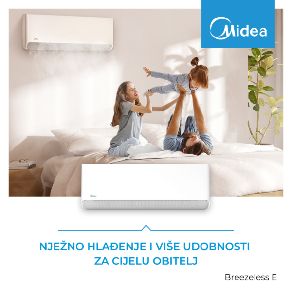 Midea Breezeless E 3,6 kW E CB1-12HRFN8-I CB1-12HFNX-O klima uređaj