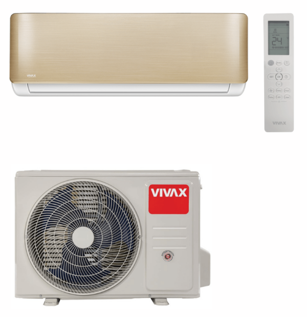 VIVAX R DESIGN ACP-12CH35AERI R32 INVERTER 3.52 kW zlatna, klima uređaj
