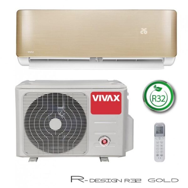 Vivax Inverter klima uređaj R+ Design 2,64 kW ACP-09CH25AERI+ R32 zlatna